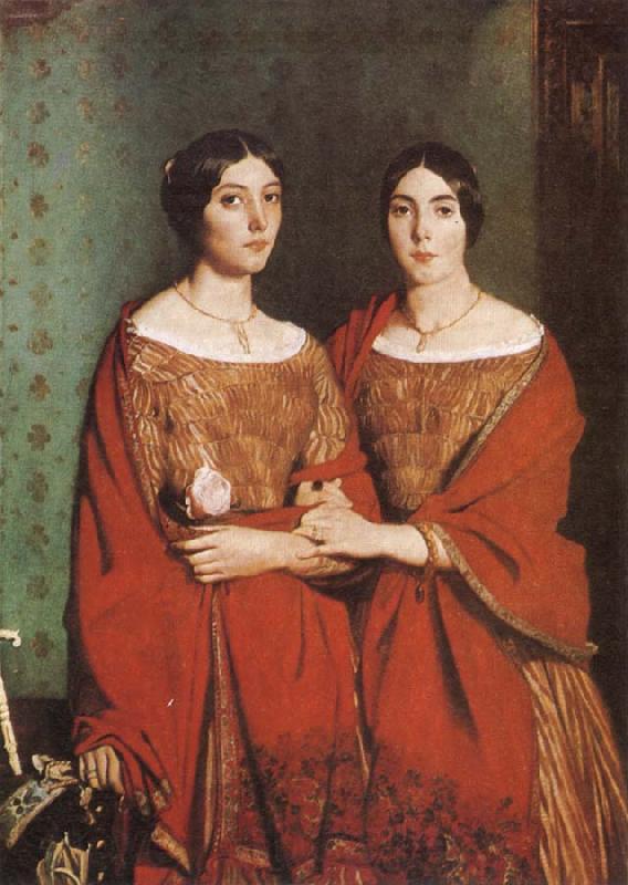 Theodore Chasseriau The Sisters of the Artist